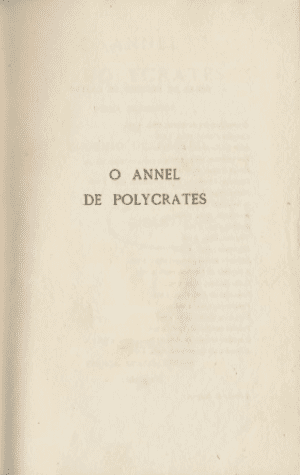 O annel de Polycrates