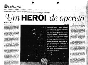 Um herói de opereta