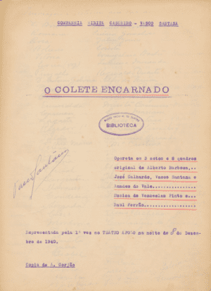 O colete encarnado