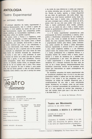 Antologia: Teatro Experimental