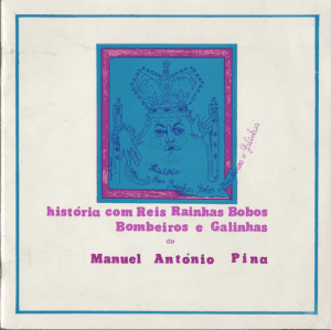 O autor vem à boca de cena e diz