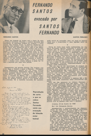 Fernando Santos evocado por Santos Fernando